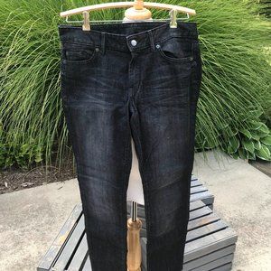NWOT - Banana Republic Black Skinny Jeans - Size 10 - 30" waist
